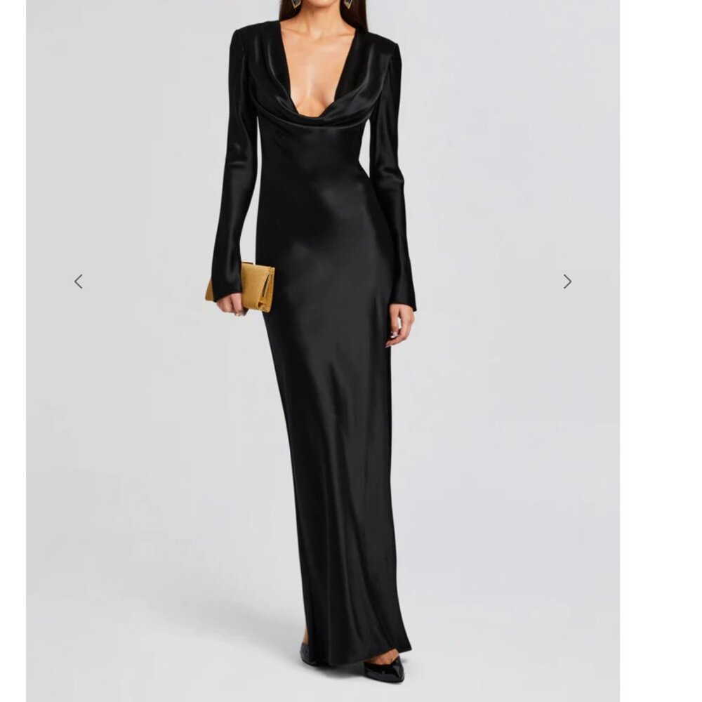 Sans Faff Anna Cowl Evening Dress (from Retrofete) *SOLD OUT IN STORES*